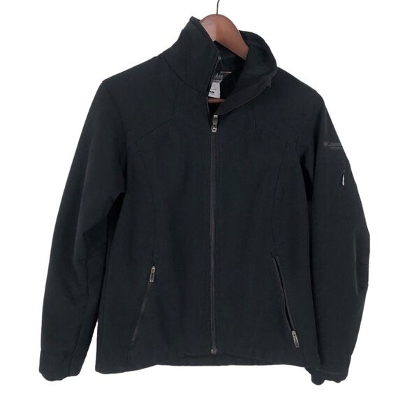 Columbia Titanium Black Omni-Shield Soft Shell Jacket Women's Size Small - Picture 1 of 8